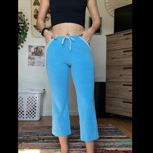 Express vintage blue capri straight pants
